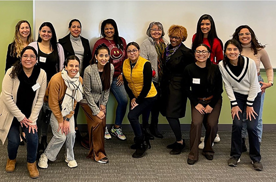 Group of researchers and community health workers